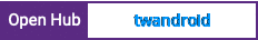 Open Hub project report for twandroid