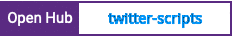 Open Hub project report for twitter-scripts