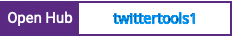 Open Hub project report for twittertools1