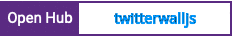 Open Hub project report for twitterwalljs