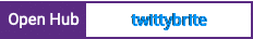 Open Hub project report for twittybrite