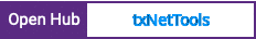 Open Hub project report for txNetTools