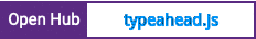 Open Hub project report for typeahead.js