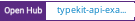 Open Hub project report for typekit-api-examples