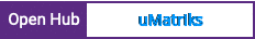 Open Hub project report for uMatriks