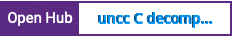 Open Hub project report for uncc C decompiler