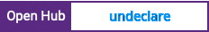 Open Hub project report for undeclare