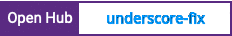 Open Hub project report for underscore-fix