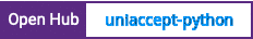 Open Hub project report for uniaccept-python