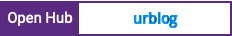 Open Hub project report for urblog