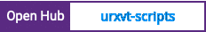 Open Hub project report for urxvt-scripts