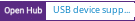 Open Hub project report for USB device support for Linux boot &