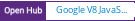 Open Hub project report for Google V8 JavaScript Engine