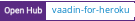 Open Hub project report for vaadin-for-heroku