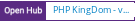 Open Hub project report for PHP KingDom - vBulletin Average Response Time
