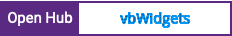 Open Hub project report for vbWidgets