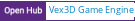Open Hub project report for Vex3D Game Engine