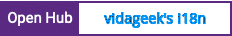 Open Hub project report for vidageek's i18n