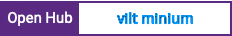 Open Hub project report for vilt minium