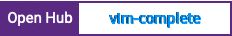 Open Hub project report for vim-complete