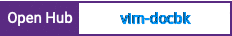 Open Hub project report for vim-docbk