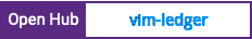 Open Hub project report for vim-ledger