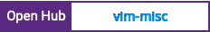 Open Hub project report for vim-misc