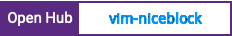 Open Hub project report for vim-niceblock