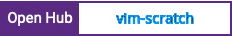 Open Hub project report for vim-scratch