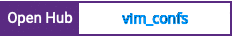 Open Hub project report for vim_confs