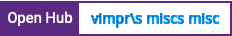 Open Hub project report for vimpr's misc