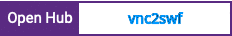Open Hub project report for vnc2swf