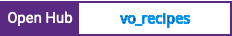 Open Hub project report for vo_recipes
