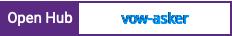 Open Hub project report for vow-asker