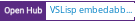 Open Hub project report for VSLisp embedabble interpreter