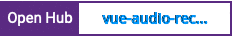 Open Hub project report for vue-audio-recorder