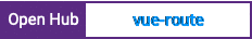 Open Hub project report for vue-route