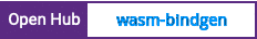 Open Hub project report for wasm-bindgen