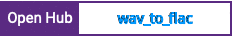 Open Hub project report for wav_to_flac