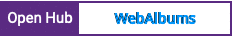 Open Hub project report for WebAlbums