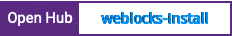 Open Hub project report for weblocks-install