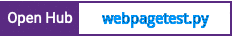 Open Hub project report for webpagetest.py