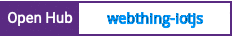 Open Hub project report for webthing-iotjs