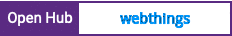 Open Hub project report for webthings