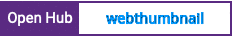 Open Hub project report for webthumbnail