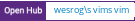 Open Hub project report for wesrog's vim