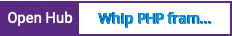 Open Hub project report for Whip PHP framework