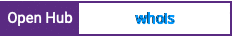 Open Hub project report for whois