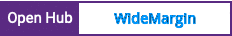 Open Hub project report for WideMargin