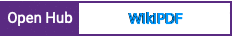 Open Hub project report for WikiPDF